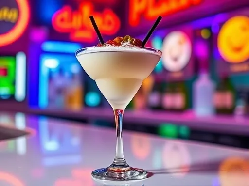 Fruit Salad Daiquiri - At a Bar