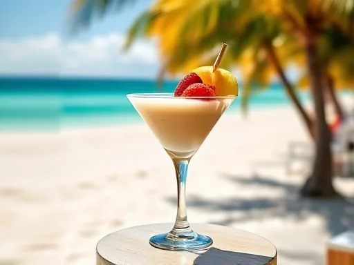 Fruit Salad Daiquiri - Outdoors