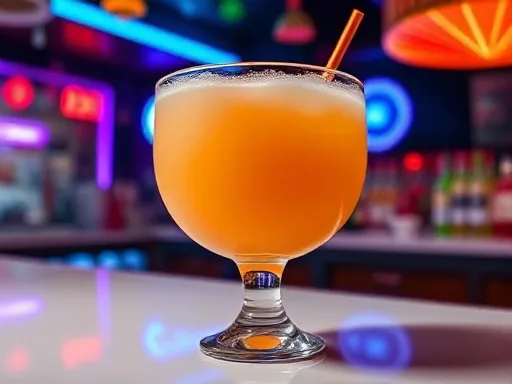 Fruity Screaming Fuzzy Navel - At a Bar