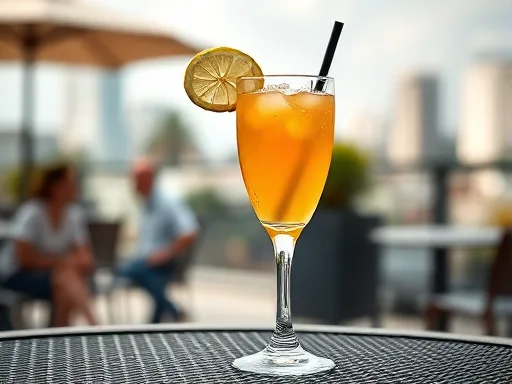 Fruity Vodka Beverage - Outdoors