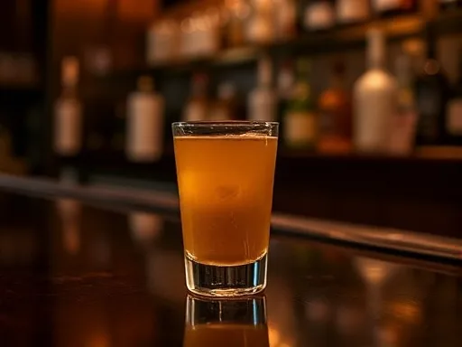 Fuzzy Blue Gobbler - At a Bar