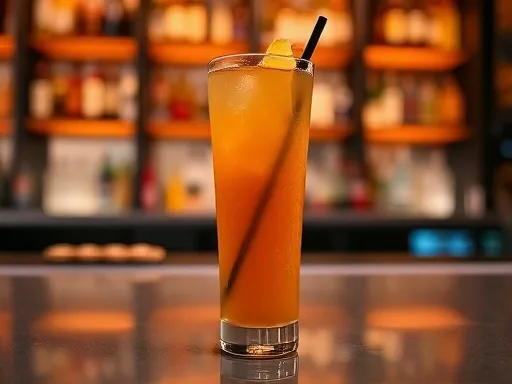 Georgia Peach Iced Tea - At a Bar