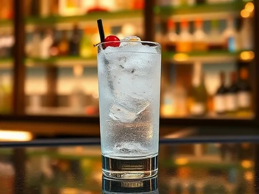 Gin Cobbler - At a Bar