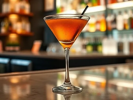 Gin Cocktail - At a Bar