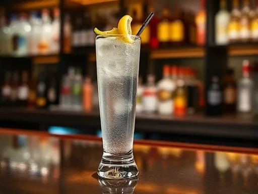 Gin Cooler - At a Bar