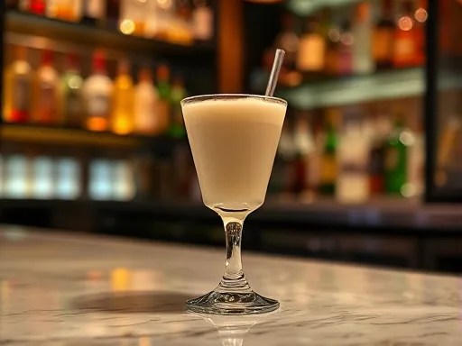 Gin Milk Punch - At a Bar