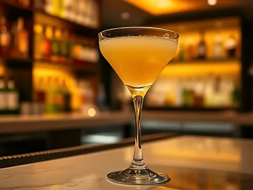 Ginger Apple Martini - At a Bar