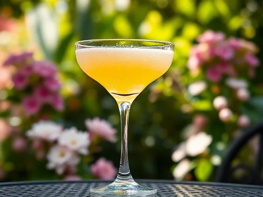 Ginger Apple Martini - Outdoors