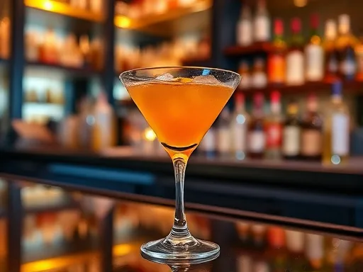 Go for Broke Cocktail - At a Bar