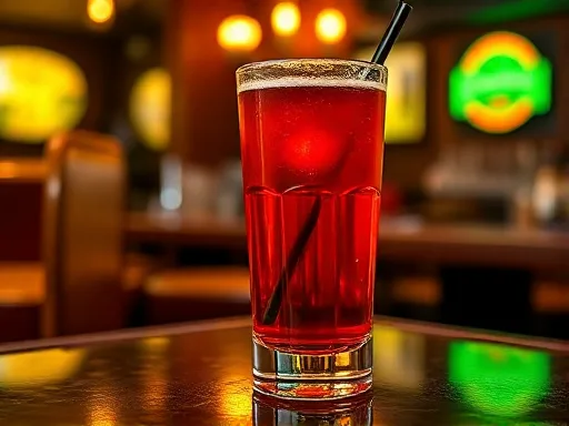 Gold Emerald Shooter - At a Bar