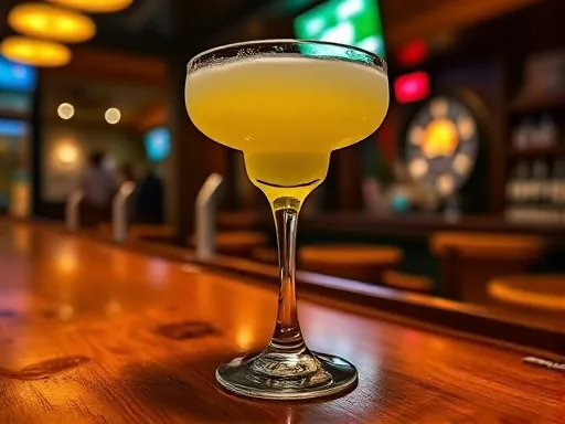 Gold Margarita #2 - At a Bar