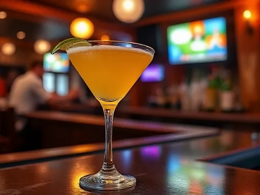 Gold Margarita - At a Bar
