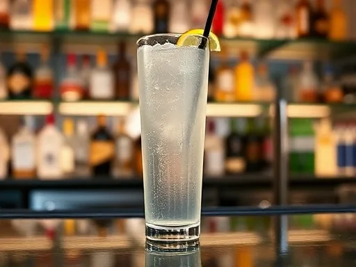 Golden Fizz - At a Bar