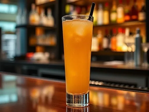 Golden Sip - At a Bar