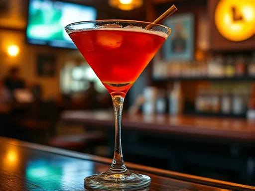 Golden Trailer Martini - At a Bar