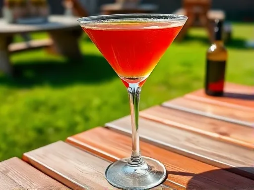 Goldfinger Martini - Outdoors