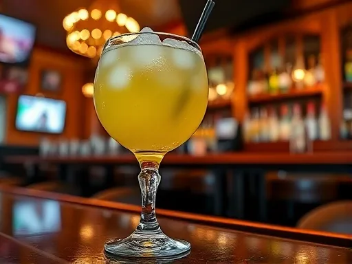 Grand Gold Margarita - At a Bar