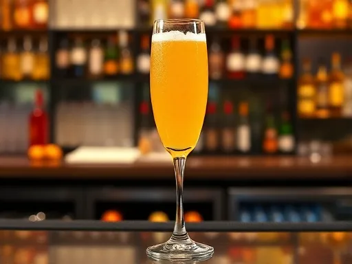 Grand Mimosa - At a Bar