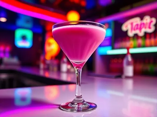 Grape Flip - At a Bar
