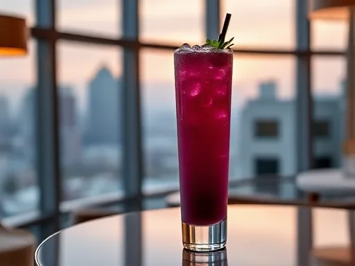 Grape Juice Rickey - At Home