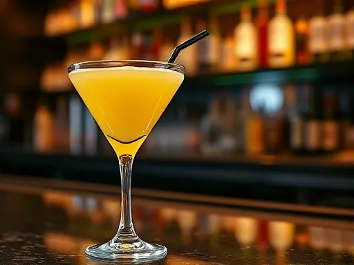 Grape-Lemon-Pineapple Smoothie - At a Bar