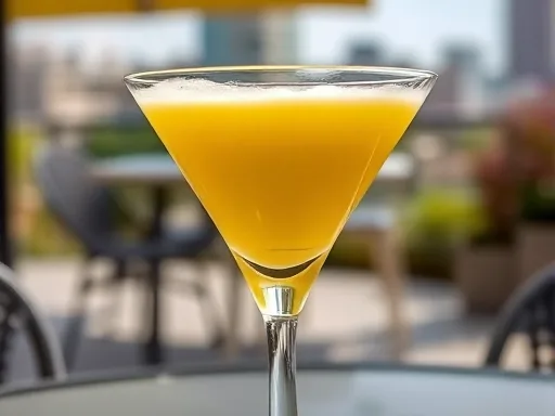 Grape-Lemon-Pineapple Smoothie - Outdoors