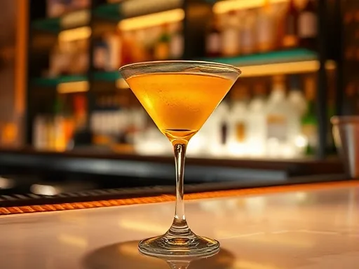 Grapefruit Cocktail - At a Bar
