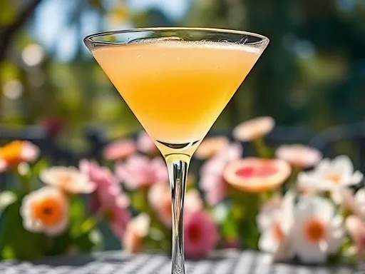 Grapefruit Cocktail - Outdoors