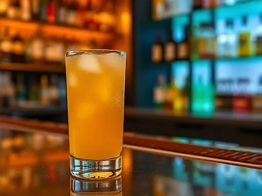 Grapefruit Lemonade - At a Bar