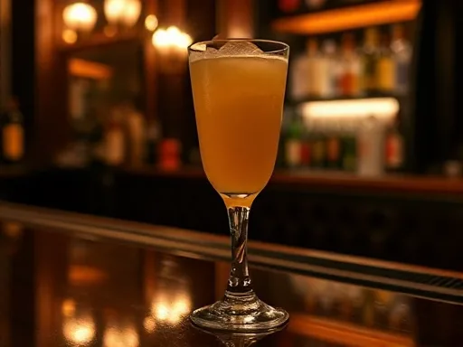 Grapefruit Nog - At a Bar