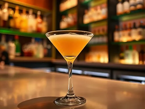 Grapefruit and Orange Cocktail - At a Bar