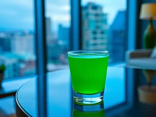 Green Apple and Butter Jello Shots - At Home