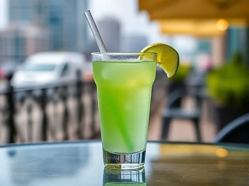Green Apple and Butter Jello Shots - Outdoors