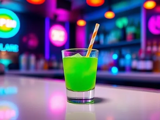 Green Apple - At a Bar