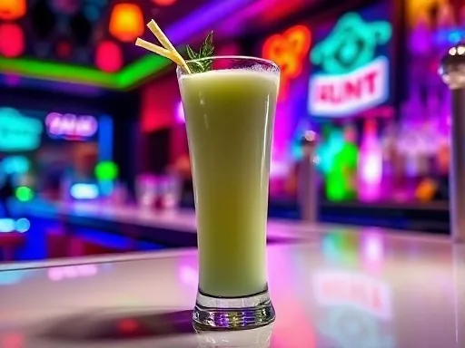 Green Coconut - At a Bar