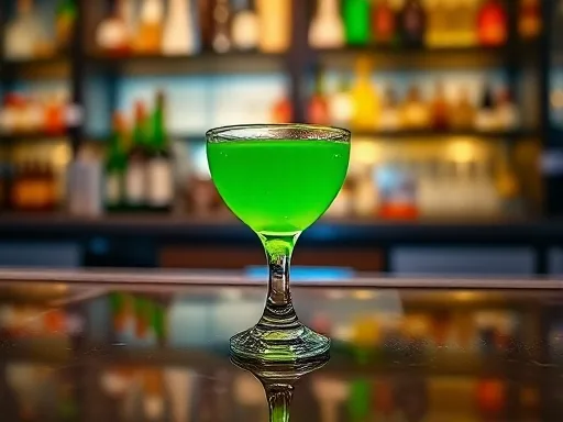 Green Dinosaur #3 - At a Bar