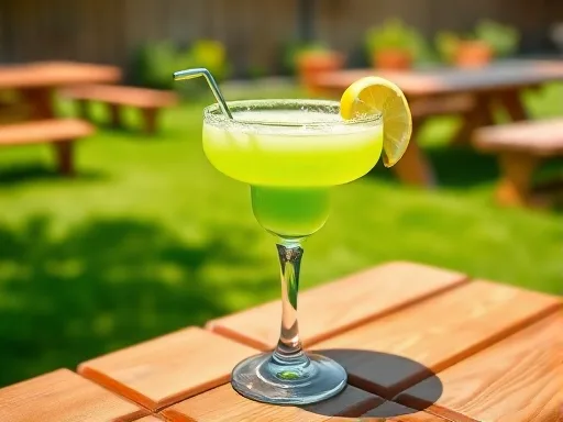 Green Iguana Margarita - Outdoors