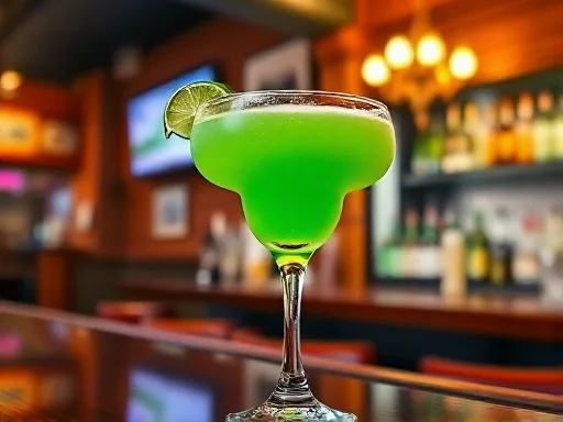 Green Iguana - At a Bar