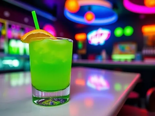 Green Jolly Rancher - At a Bar