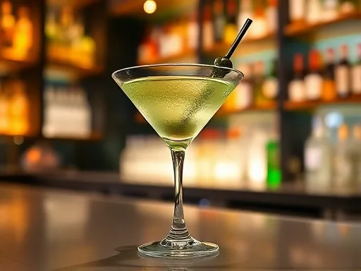 Green Martini - At a Bar