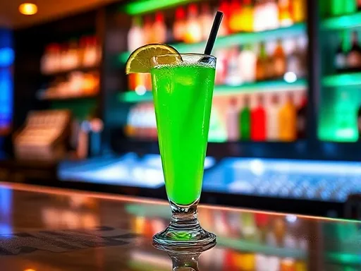Green Vodka - At a Bar