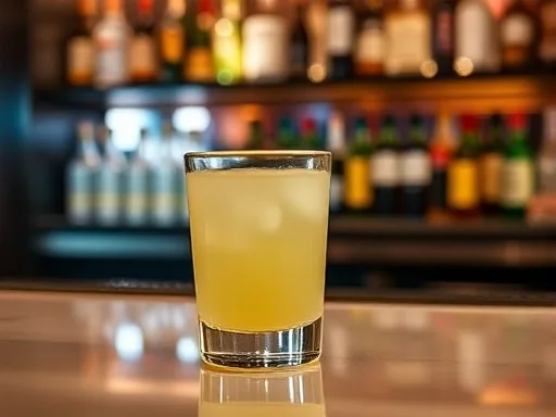 Guillotine Shot - At a Bar