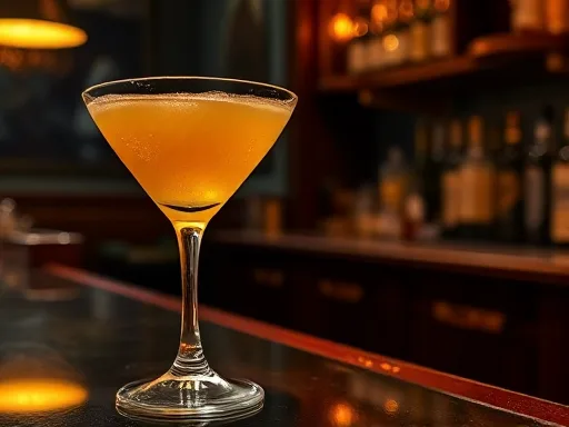 Happy Honey Cocktail - At a Bar