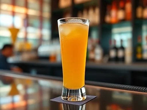 Harvey Wallbanger at a bar