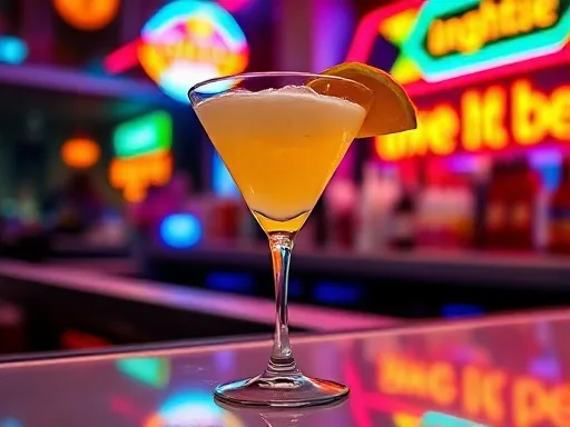 Havana Beach Cocktail - At a Bar