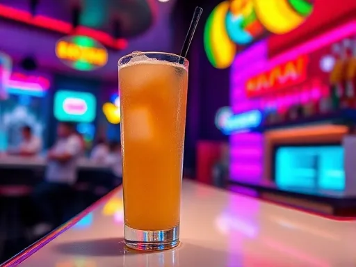 Hawaiian Cherry Popper - At a Bar
