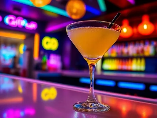 Hawaiian Cocktail - At a Bar