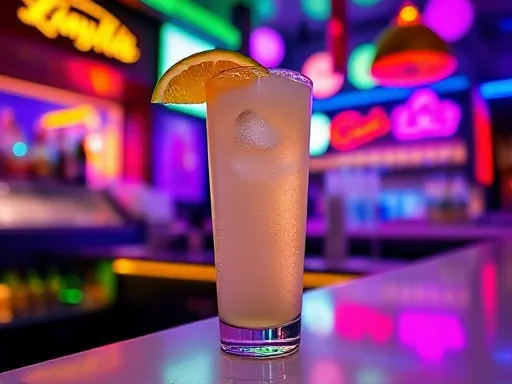 Sea Breeze cocktail at a bar