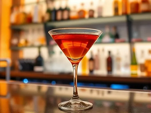Hazelnut Martini - At a Bar