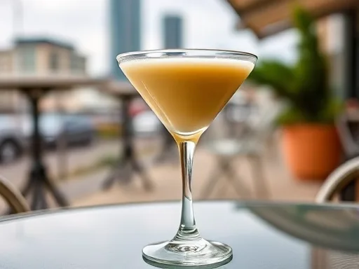 Healthy Eggnog - Outdoors